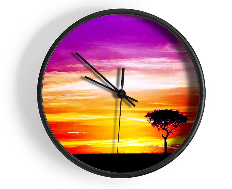 Lonsome Tree Clock - Wallart-Direct UK