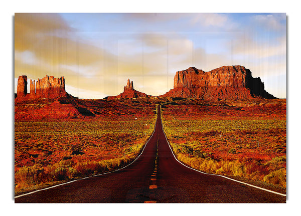 Die Straße zum Monument Valley