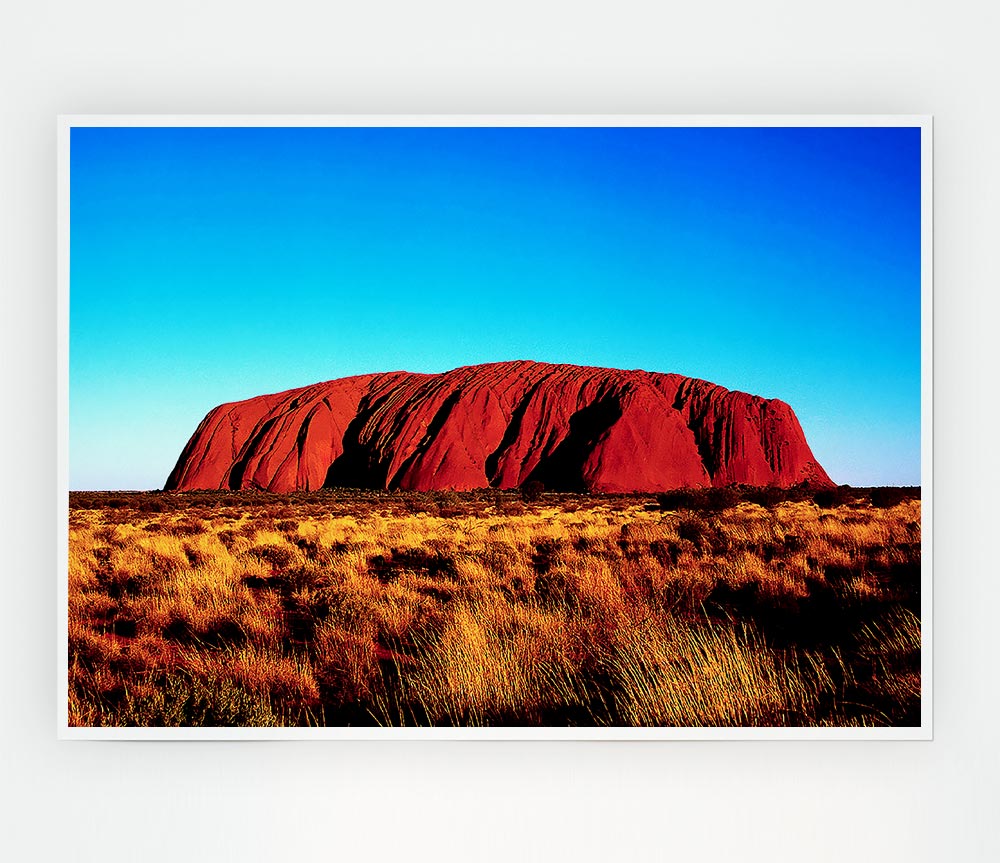 Ayres Rock Australia Print Poster Wall Art