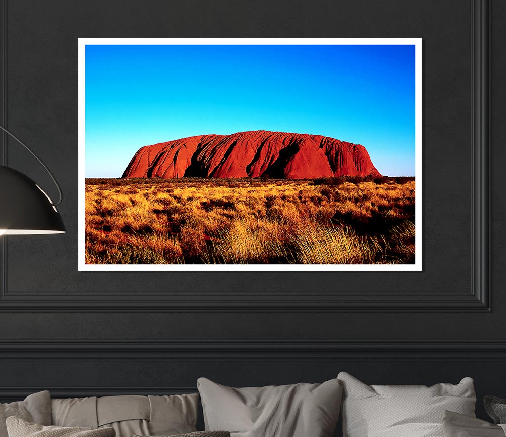 Ayres Rock Australia Print Poster Wall Art