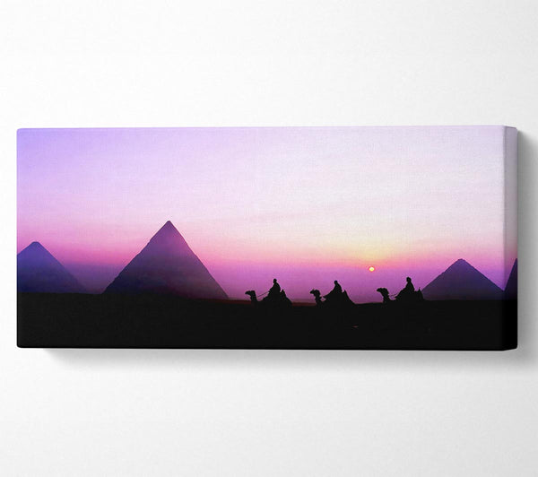 Egyptian Pyramids At First Light