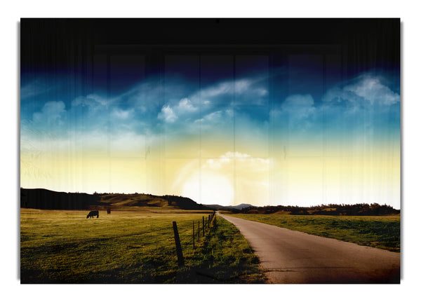 Stunning Country Road Skies