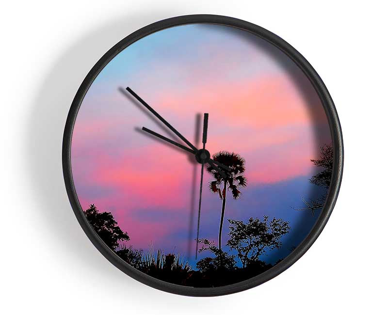 Tranquil Tree Tops Clock - Wallart-Direct UK