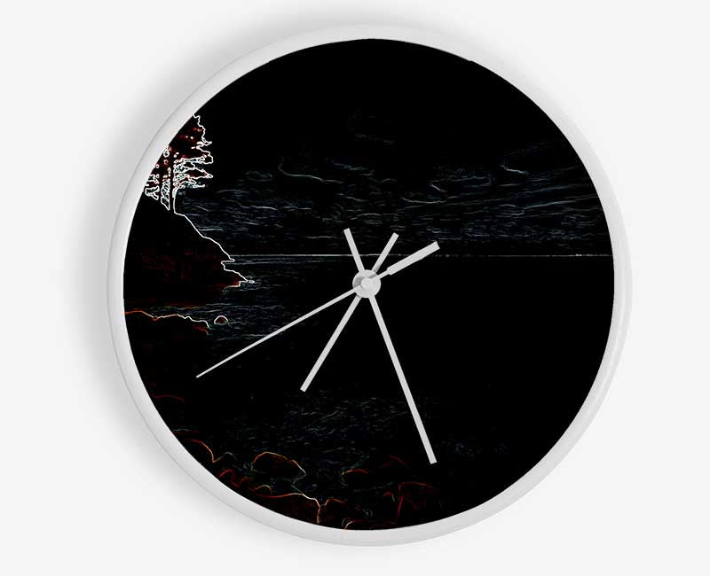 Tree On The Hill Clock - Wallart-Direct UK