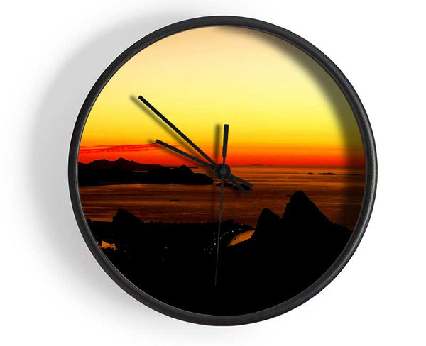 Ocean At First Light Clock - Wallart-Direct UK