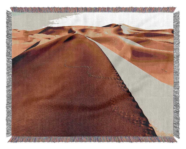 Sand Dune Patterns Woven Blanket