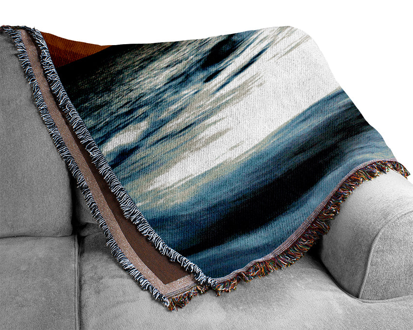 Early Morning Tide Woven Blanket