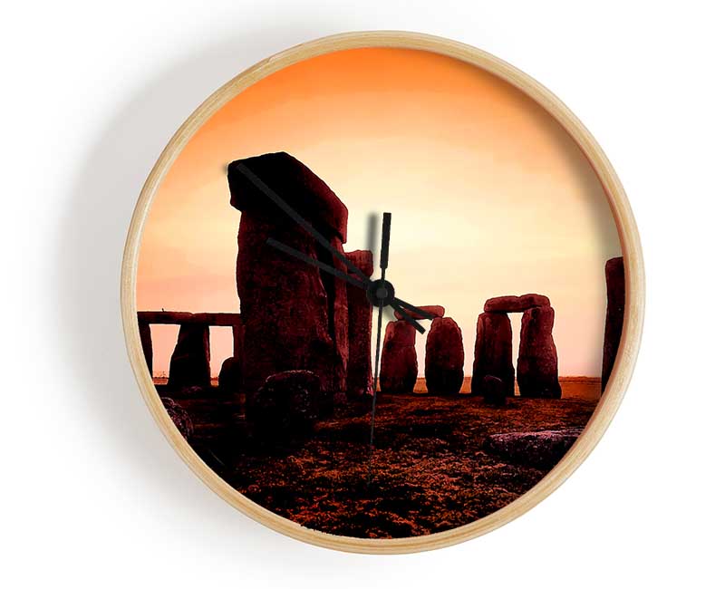 Stonehenge Miracle Clock - Wallart-Direct UK