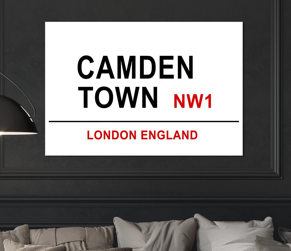 Camden Town Signs Print Poster Wall Art