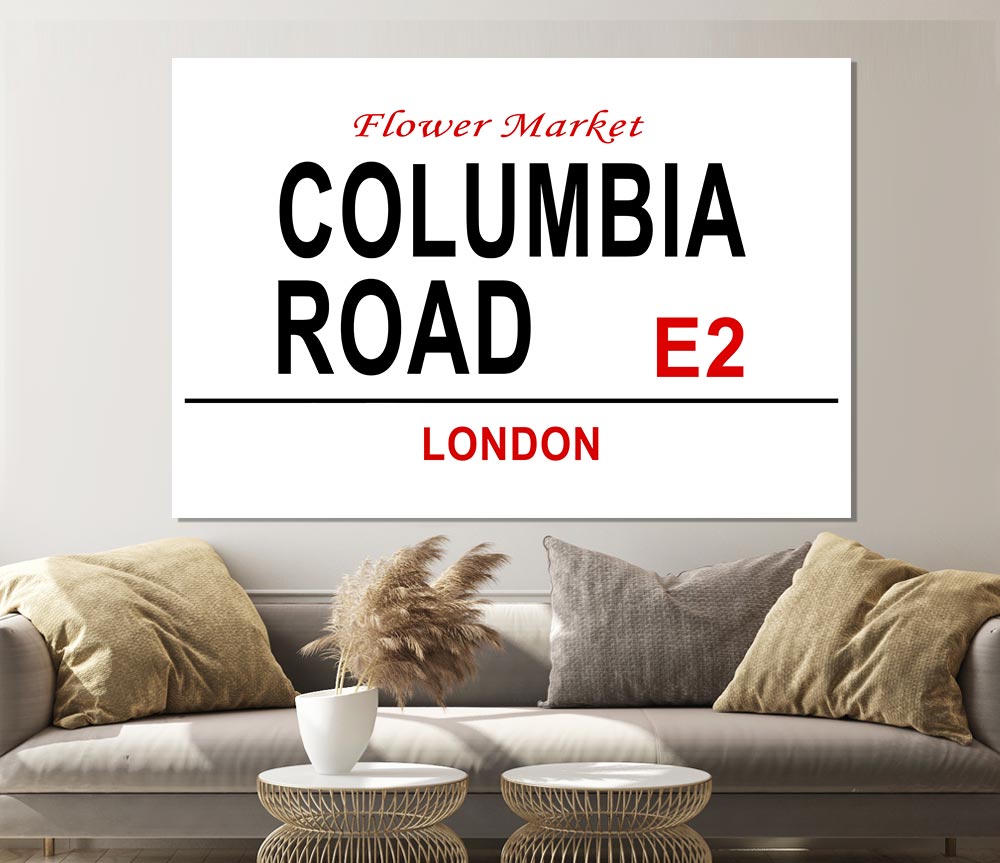 Columbia Road Signs Print Poster Wall Art