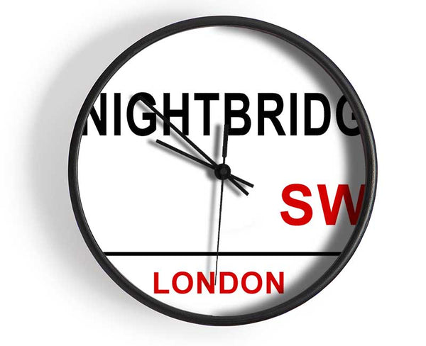 Knightbridge Signs Clock - Wallart-Direct UK