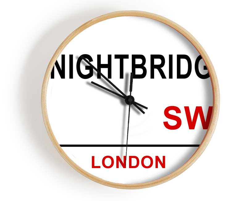 Knightbridge Signs Clock - Wallart-Direct UK