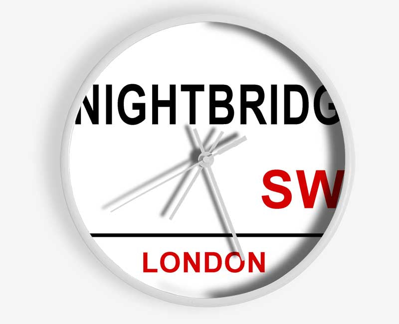 Knightbridge Signs Clock - Wallart-Direct UK