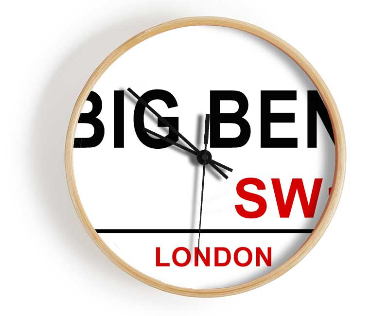 Big Ben Signs Clock - Wallart-Direct UK