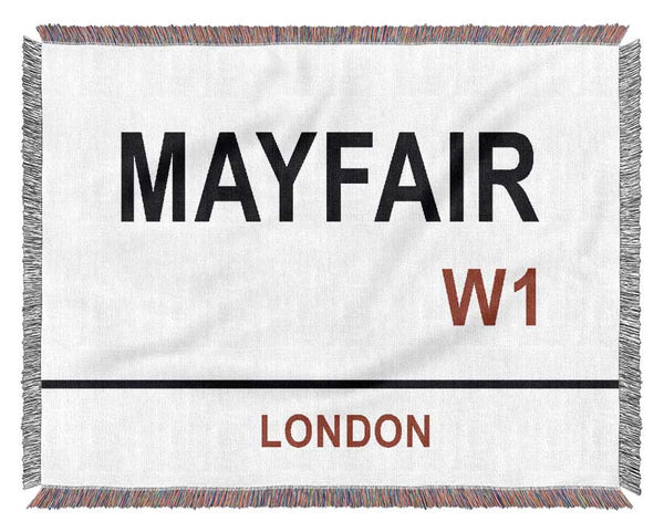 Mayfair Signs Woven Blanket