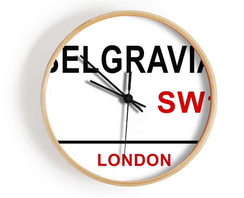 Belgravia Signs Clock - Wallart-Direct UK