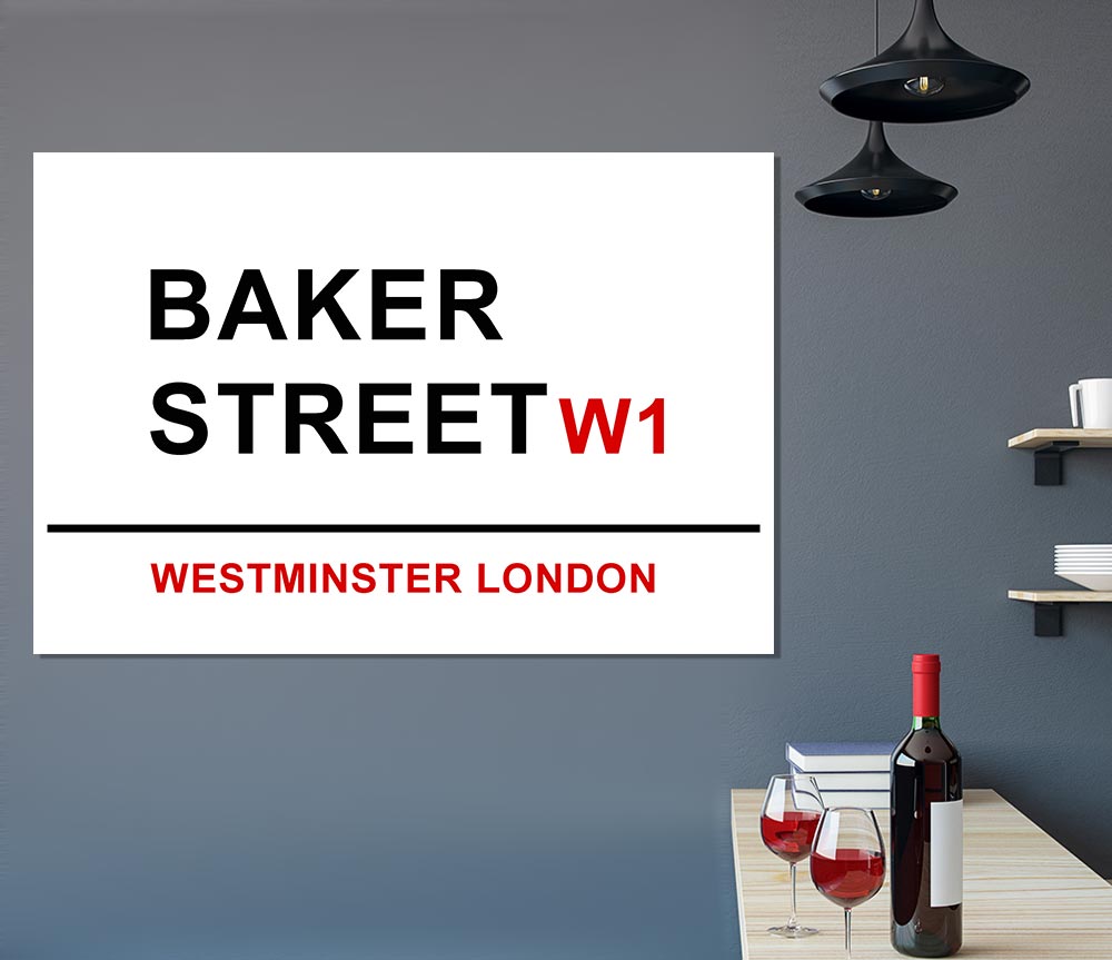 Baker Street Signs Print Poster Wall Art