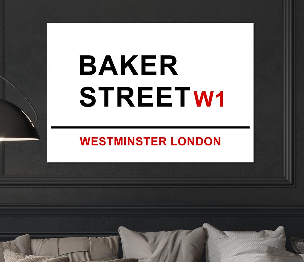 Baker Street Signs Print Poster Wall Art