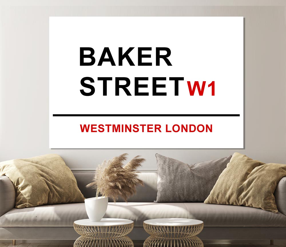 Baker Street Signs Print Poster Wall Art