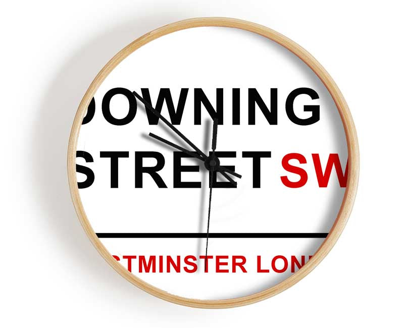 Downing Street Signs Clock - Wallart-Direct UK