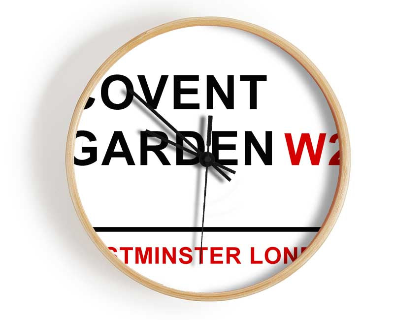 Covent Garden Signs Clock - Wallart-Direct UK