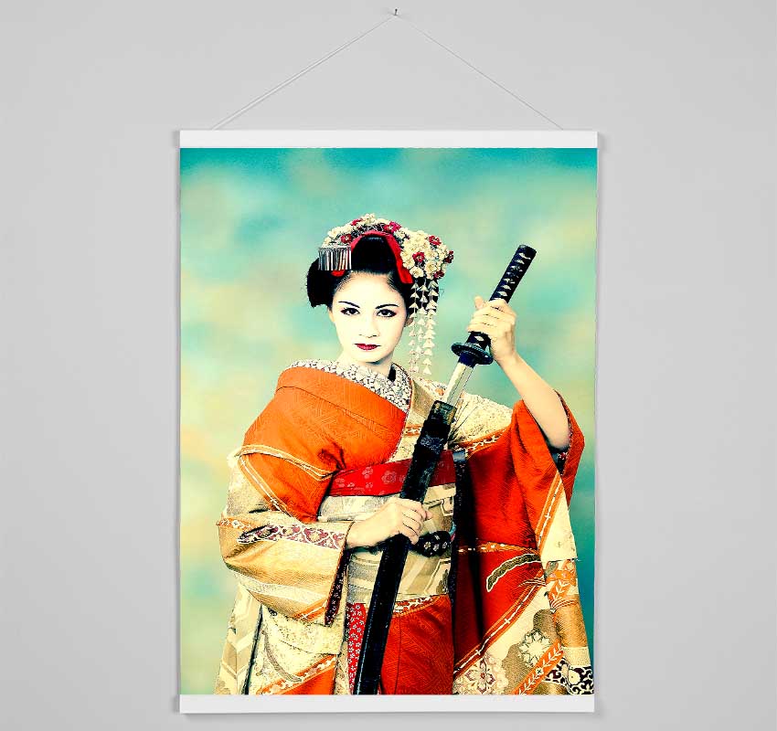 Samuria Warrior Hanging Poster - Wallart-Direct UK