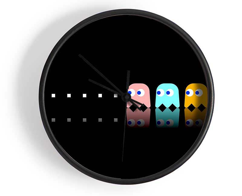 Pacman Ghosts Clock - Wallart-Direct UK