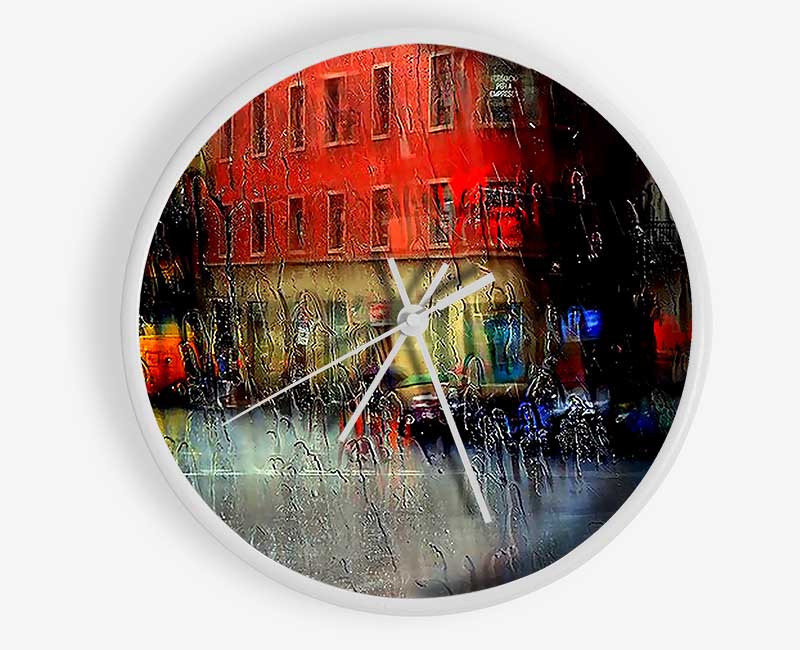 Rainy Day Clock - Wallart-Direct UK