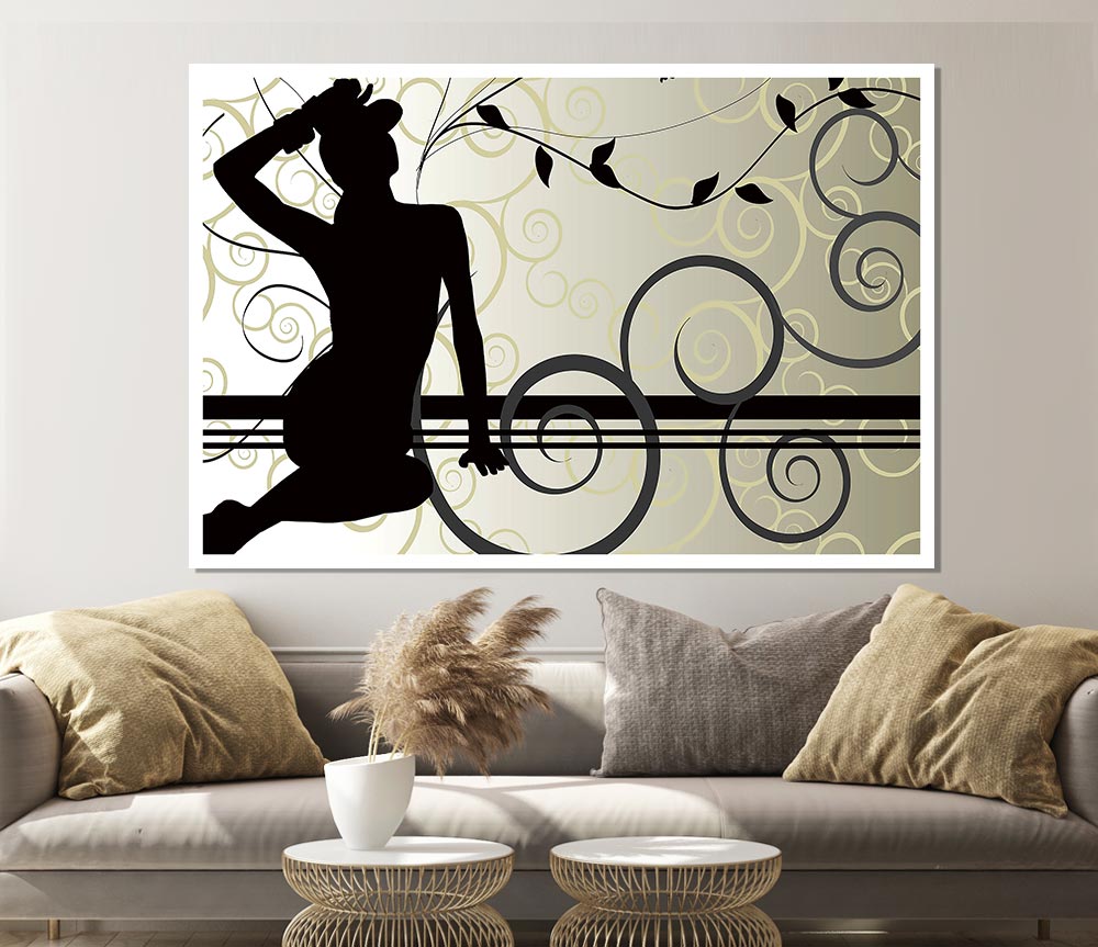 Hot Girls Print Poster Wall Art