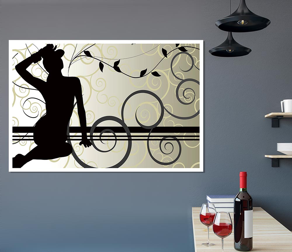 Hot Girls Print Poster Wall Art