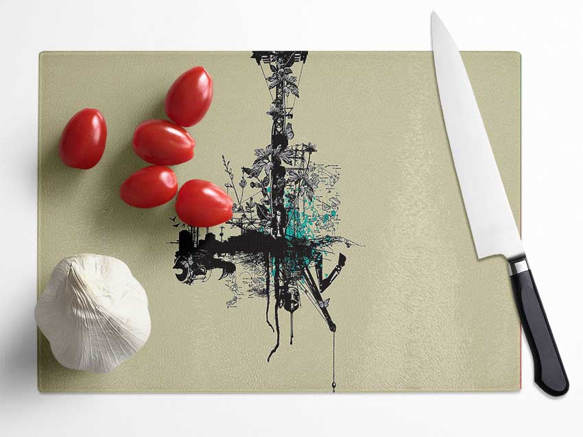 Melting Glass Chopping Board