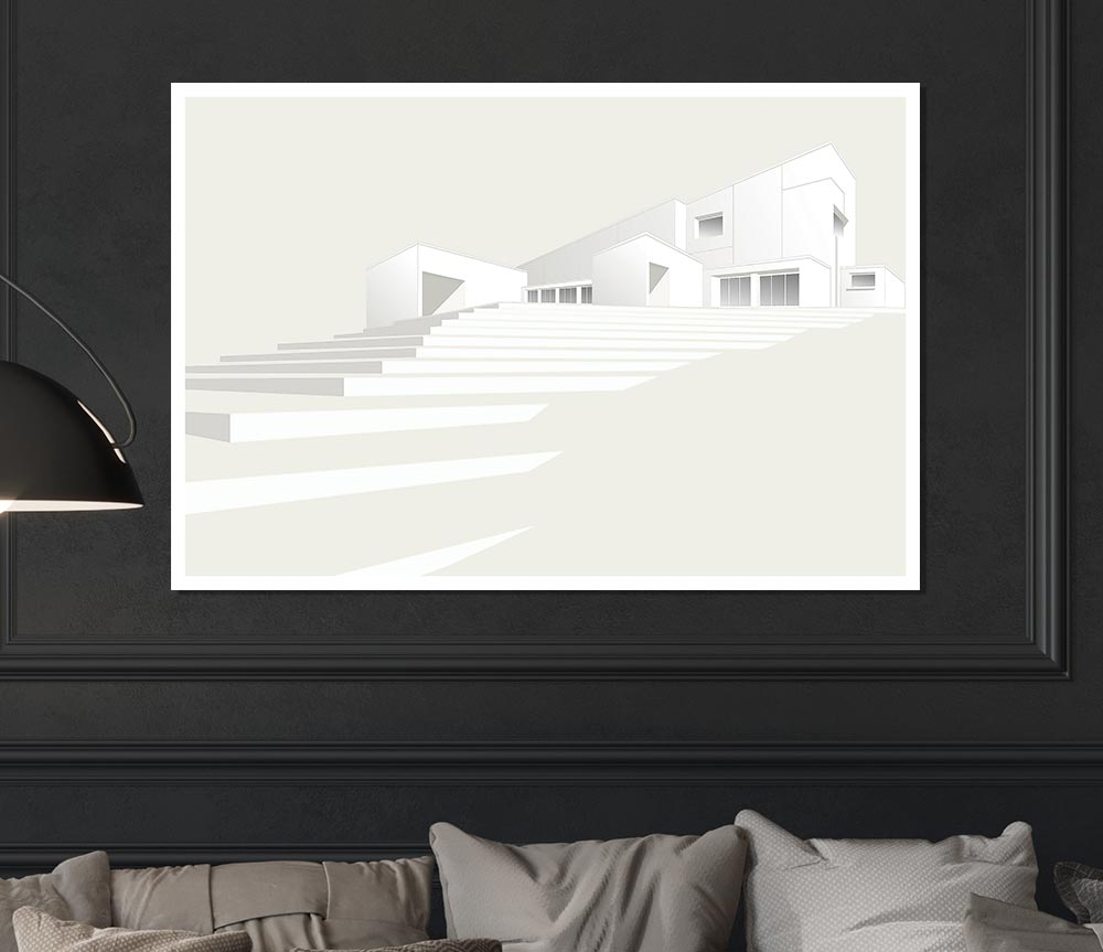 House Concept Print Poster Wall Art