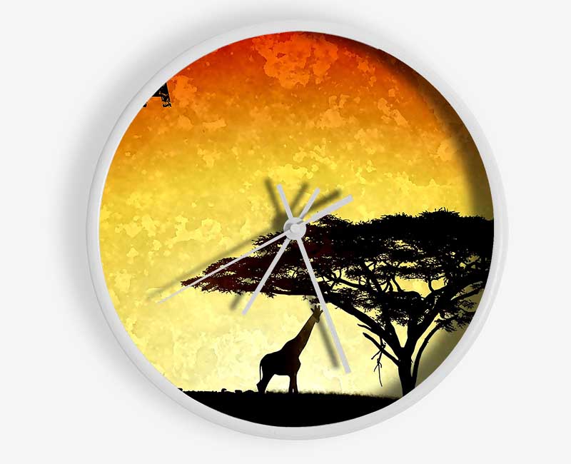 Africa Clock - Wallart-Direct UK