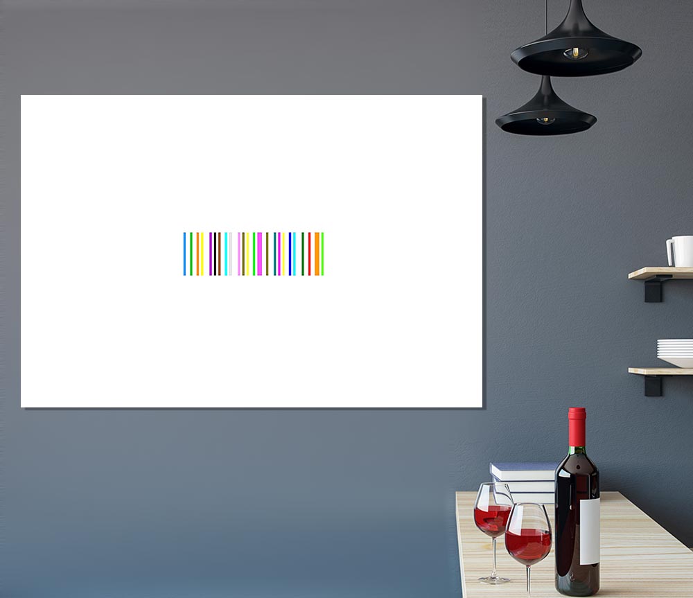 Barcode Print Poster Wall Art