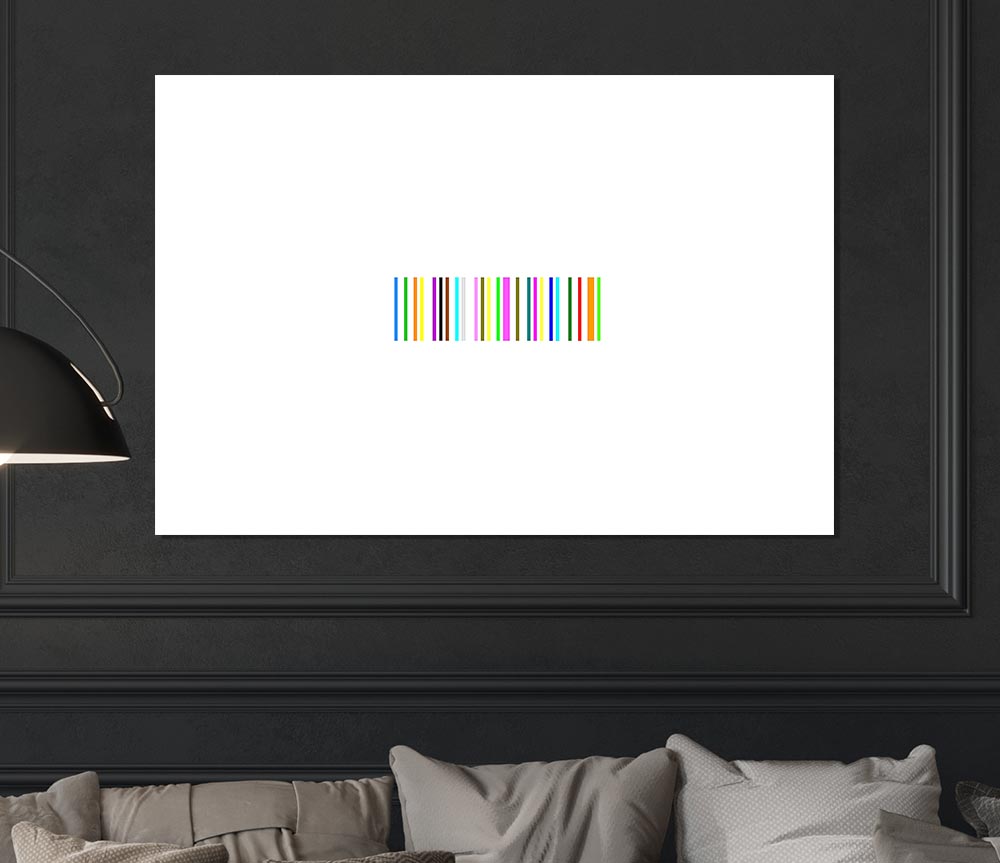 Barcode Print Poster Wall Art