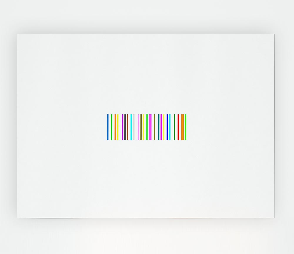 Barcode Print Poster Wall Art