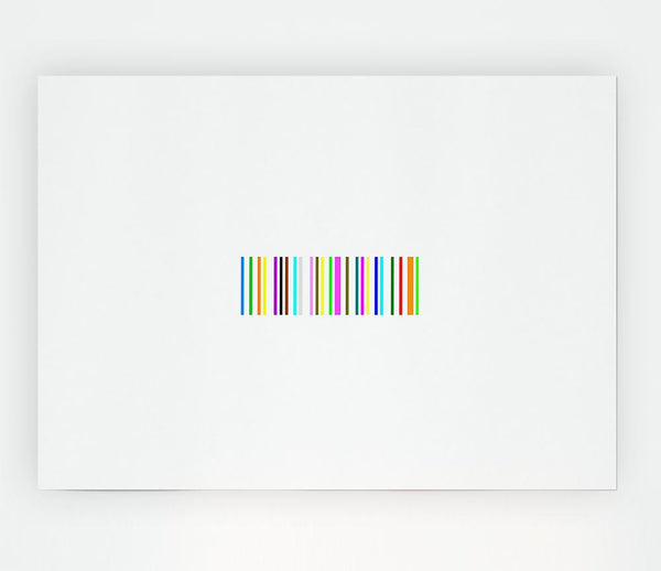 Barcode Print Poster Wall Art