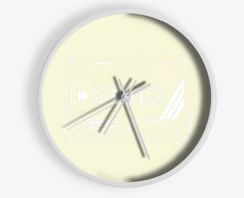 Cassette Tape Vector Art Clock - Wallart-Direct UK