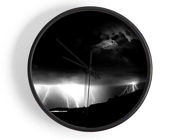 Lightning Clock - Wallart-Direct UK