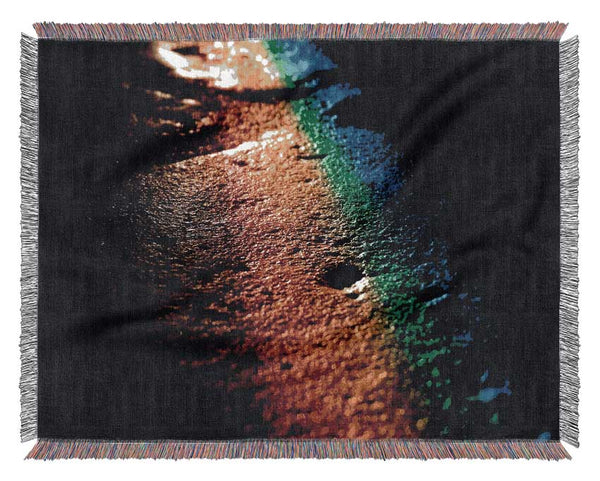 Rainbow Reflection Woven Blanket