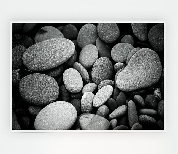 Amazing Love Rock B N W Print Poster Wall Art