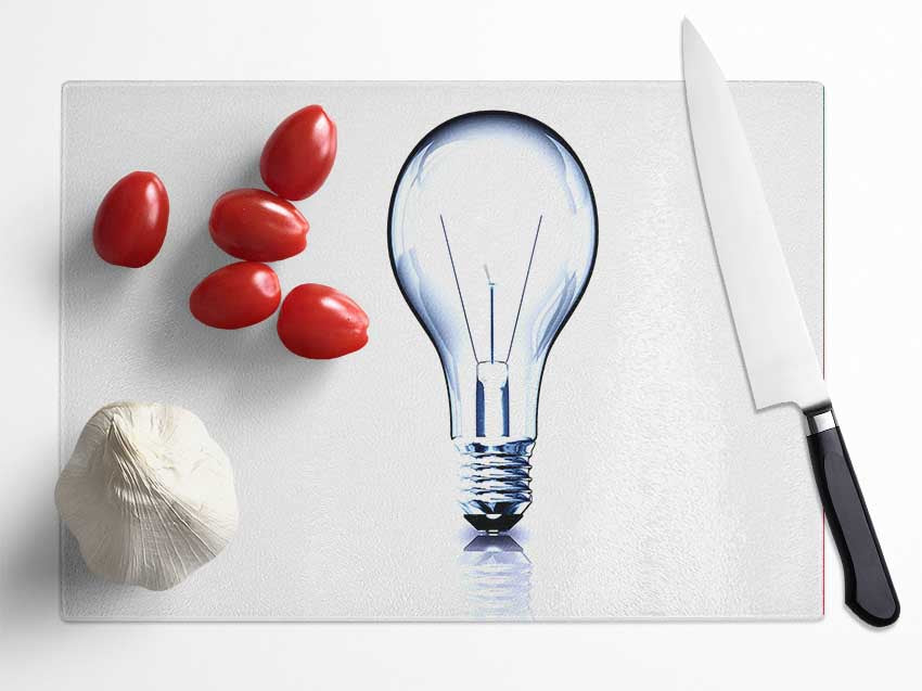 Light Bulb Glass Chopping Board