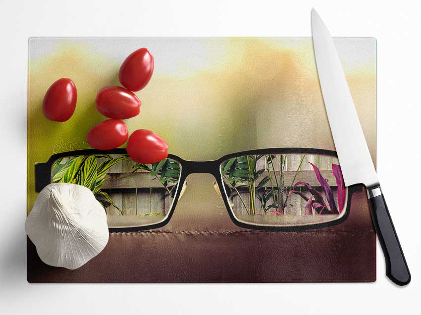 Clear Vision Glass Chopping Board