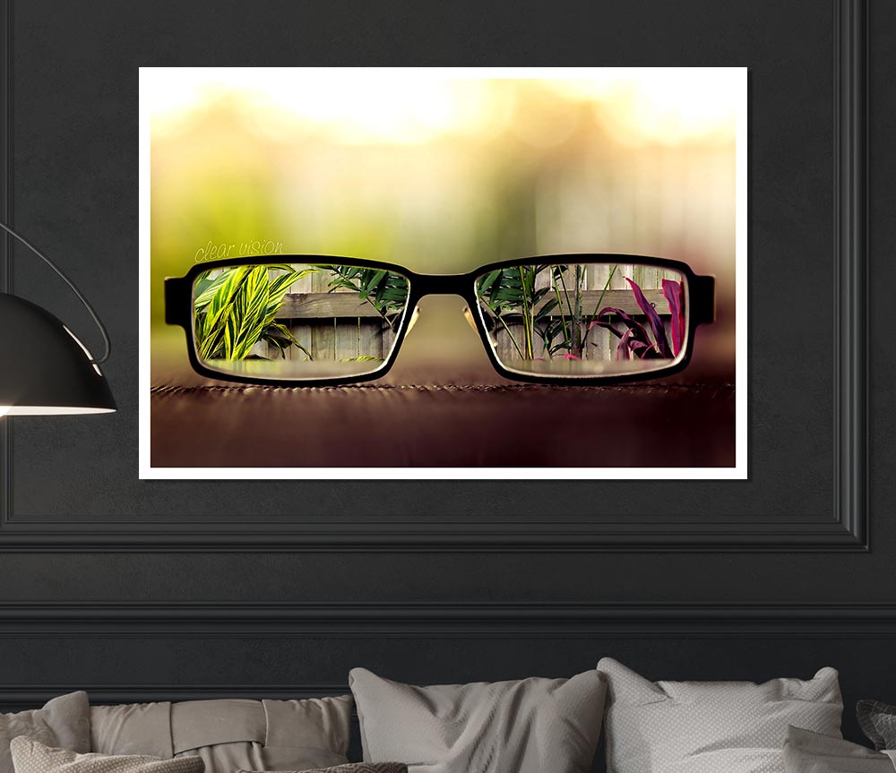 Clear Vision Print Poster Wall Art