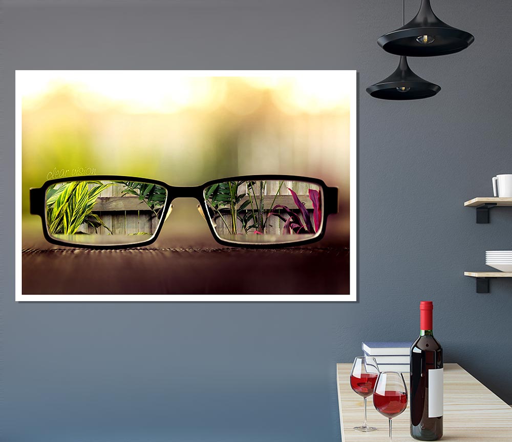 Clear Vision Print Poster Wall Art