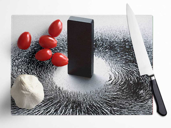 Magnetic Field Glass Chopping Board