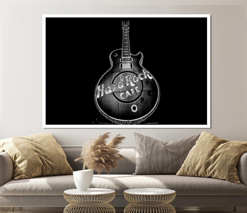 Hard Rock Cafe Las Vegas Print Poster Wall Art