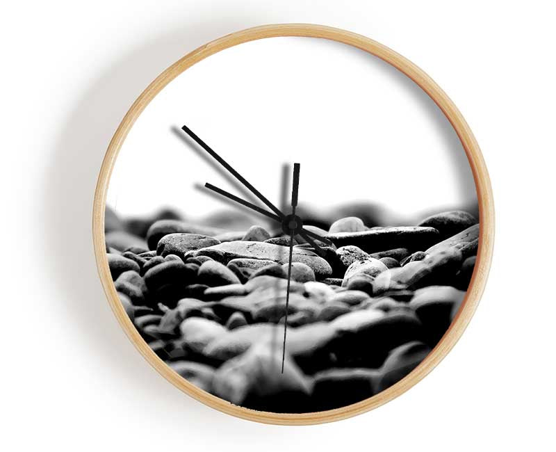 Stones Macro Clock - Wallart-Direct UK