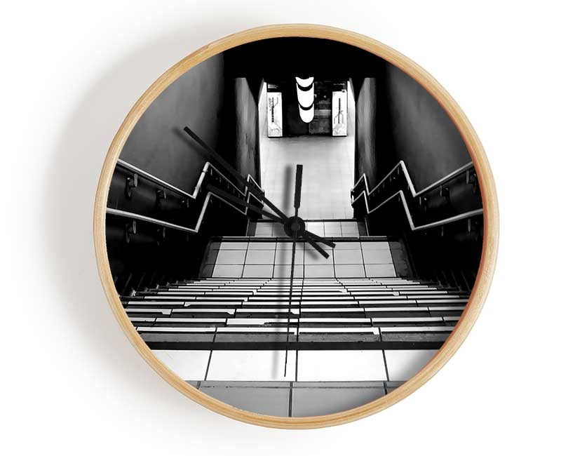 Subway Stairs Clock - Wallart-Direct UK