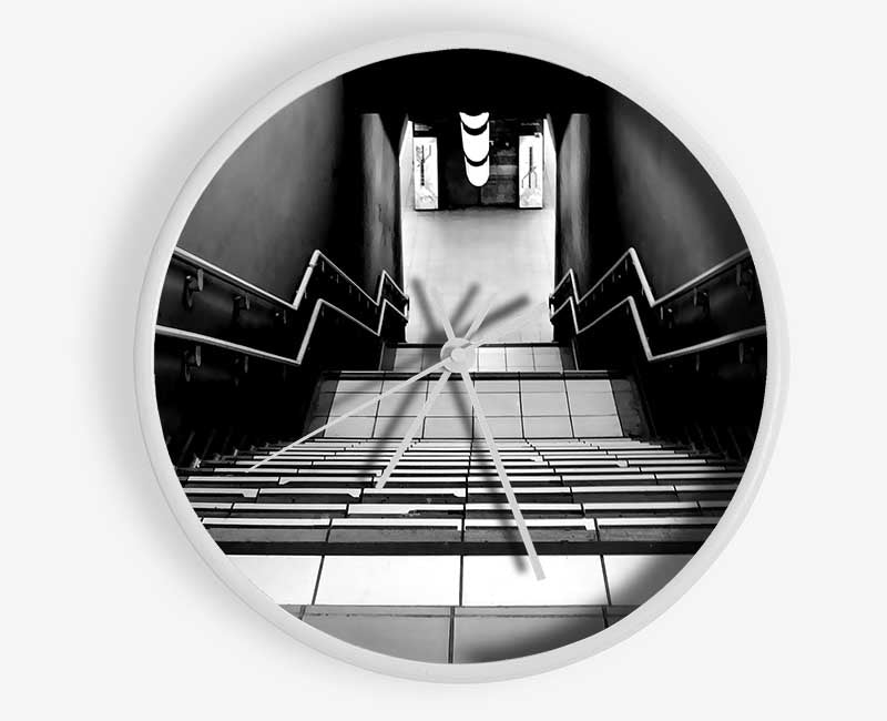 Subway Stairs Clock - Wallart-Direct UK